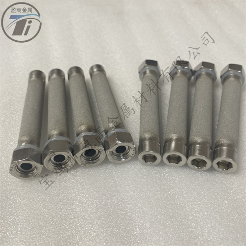 φ14*80内六角螺纹钛烧结滤芯
