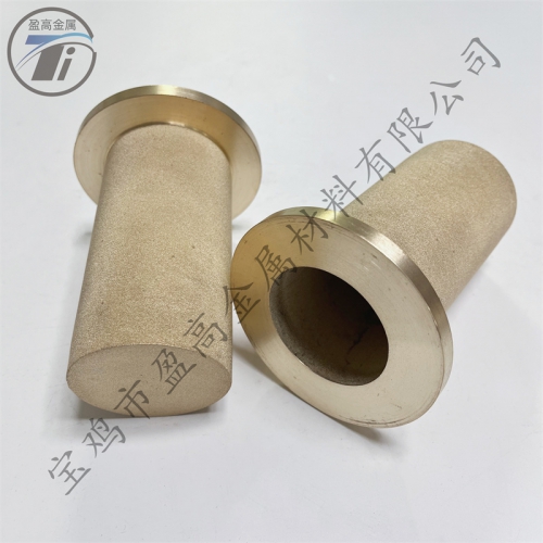 翻边法兰铜粉末烧结滤芯