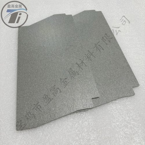 激光异形切割多孔钛烧结板