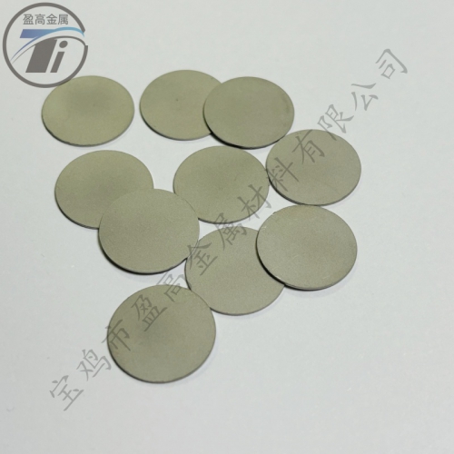 0.5mm厚金属粉末烧结钛过滤圆片