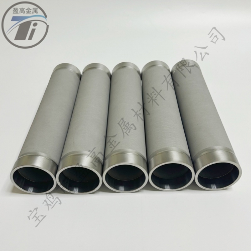 0.22μm金属烧结钛棒滤芯