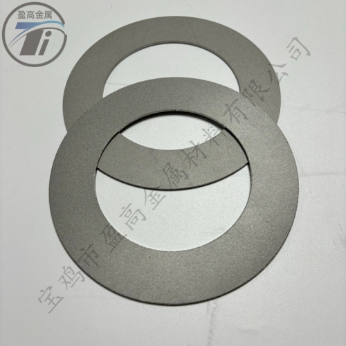 可激光切割圆环状多孔钛板